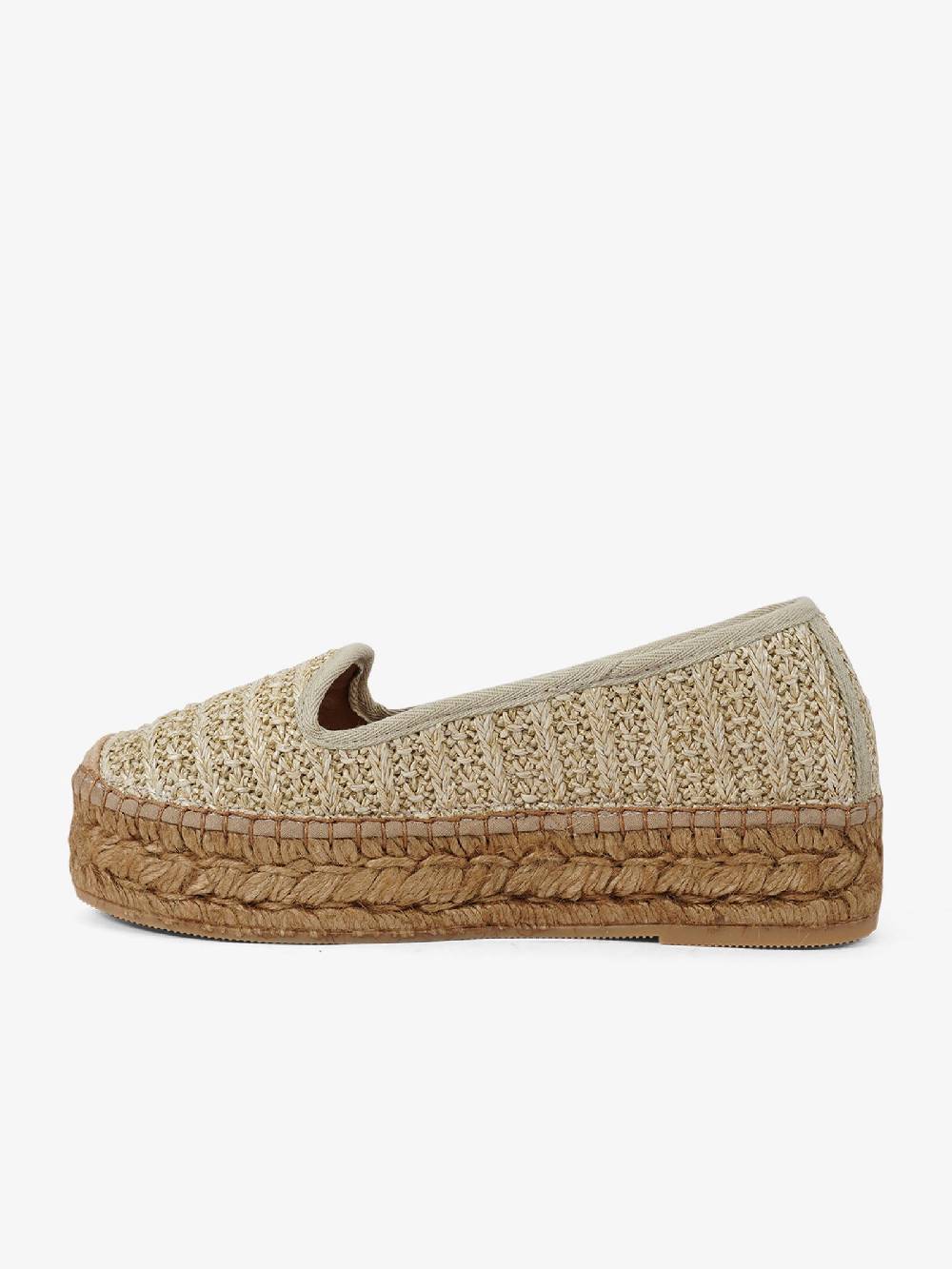 VIDORRETA Espadrillas rafia 74500RMMDT donna rafia beige Saldi
