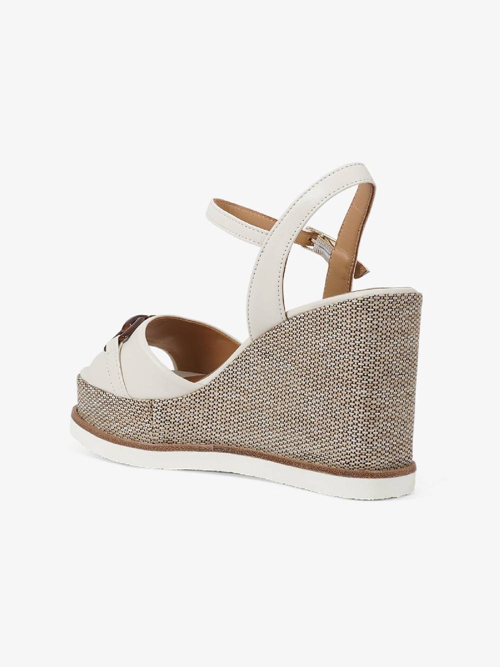 SORELLI Sandali con zeppa Vale 2165/VALE/XLG donna pelle panna Vendita Calda