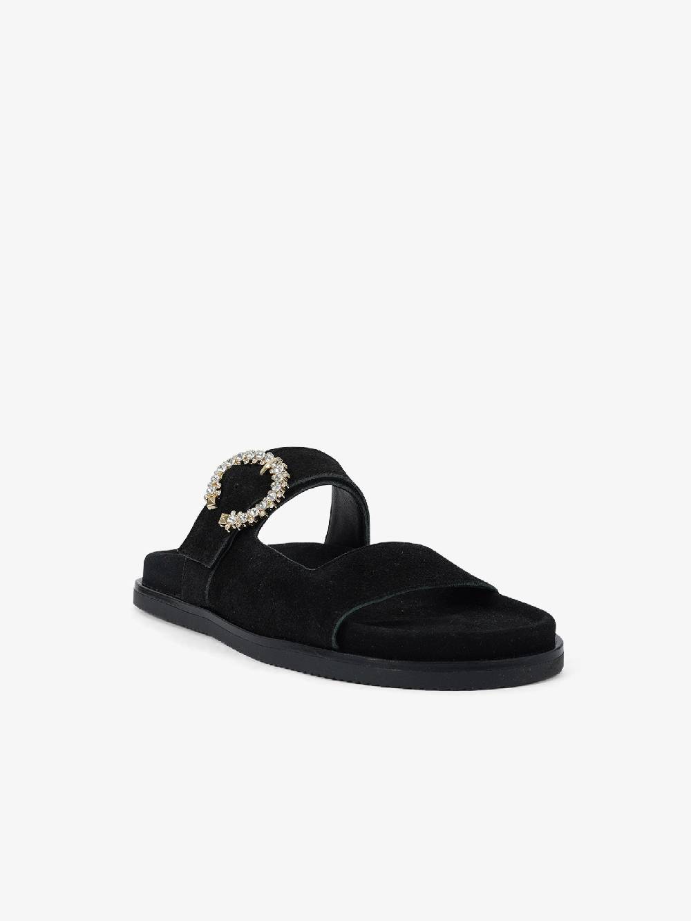 EXE' Sandali bassi 895 KIMOLOS 6-1 895 KIMOLOS 6-1 donna suede nero In Saldo