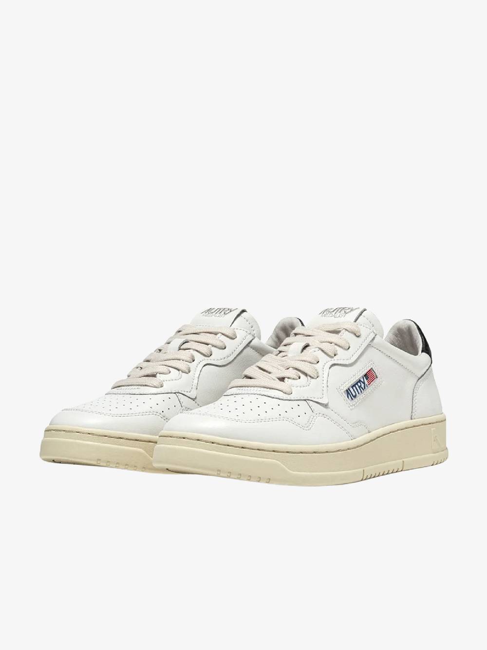 AUTRY Sneakers AULW donna in pelle bianco/nero In Linea