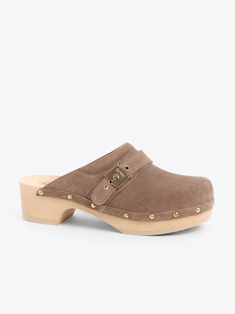 SCHOLL Sabot Pescura Clog 50 SL.F303571002 donna camoscio beige Qualità Garantita