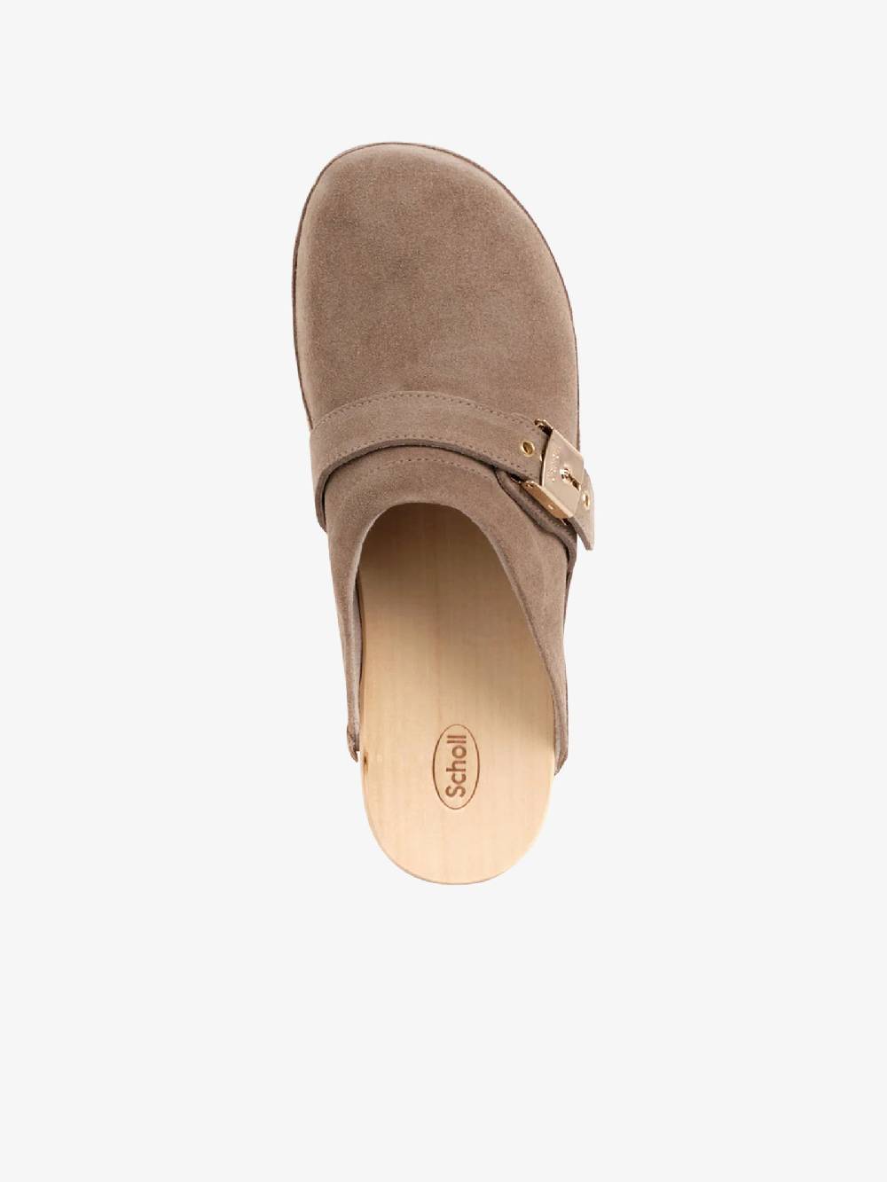 SCHOLL Sabot Pescura Clog 50 SL.F303571002 donna camoscio beige Qualità Garantita