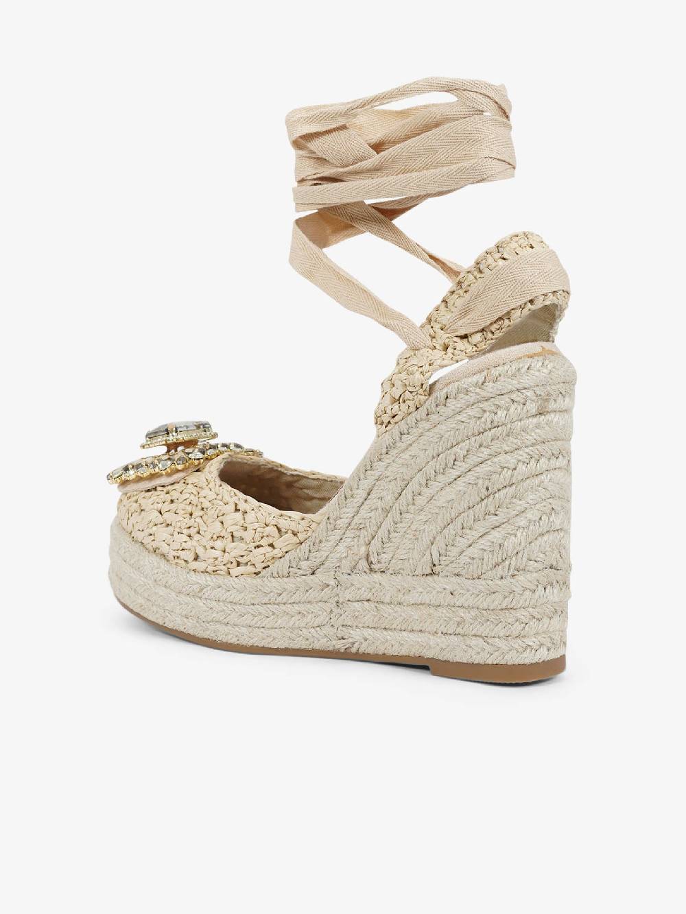 EXE' Espadrillas 23105-23 donna rafia beige Promozione Limitata