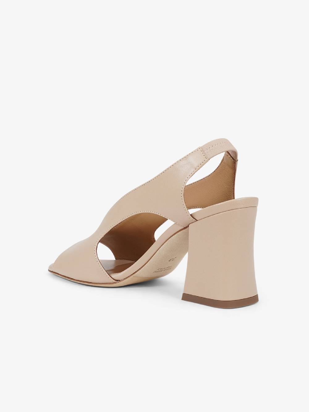 SORELLI Sandali con tacco 2164/ALBA donna pelle beige Prezzo Ridotto