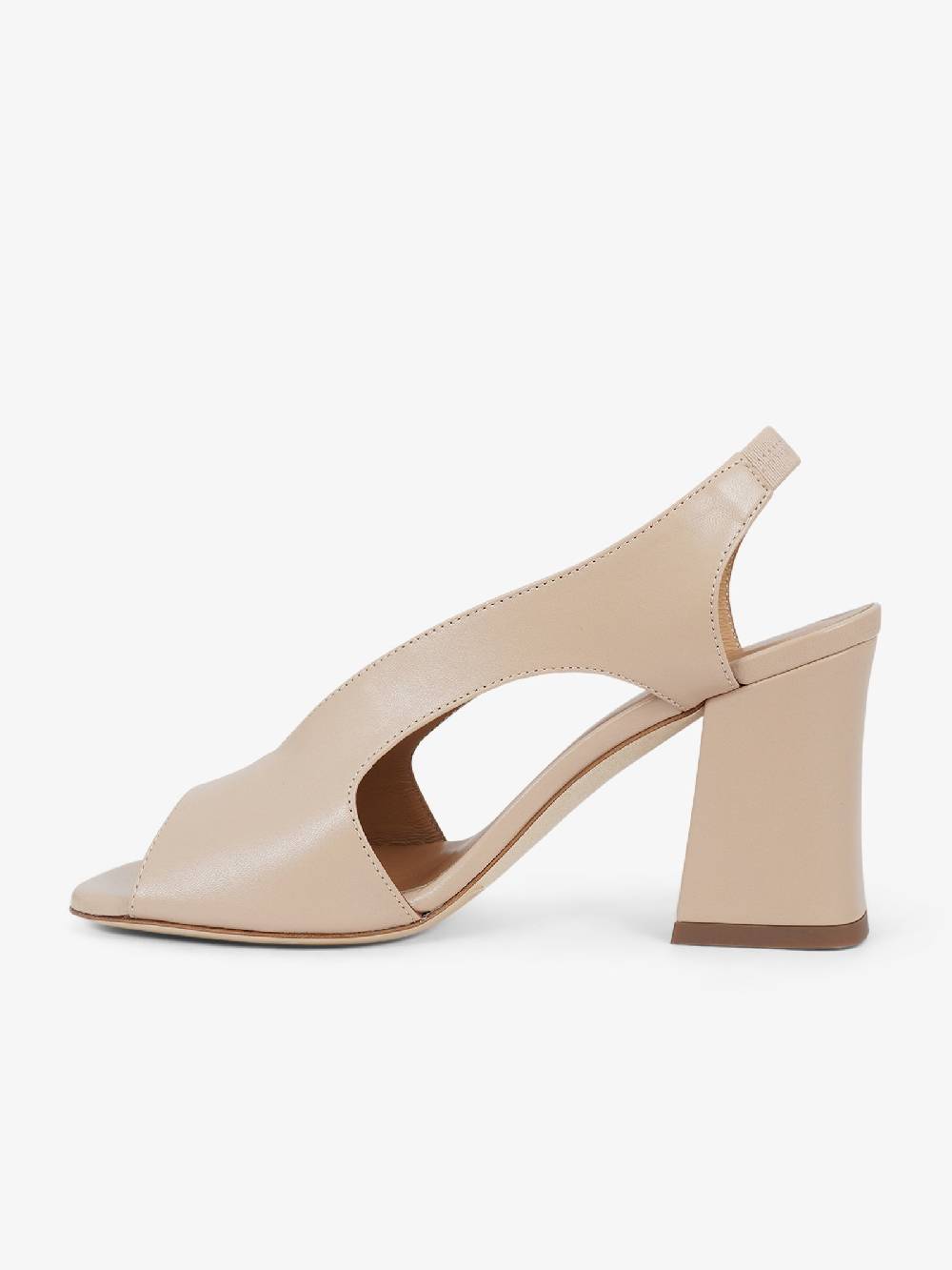 SORELLI Sandali con tacco 2164/ALBA donna pelle beige Prezzo Ridotto