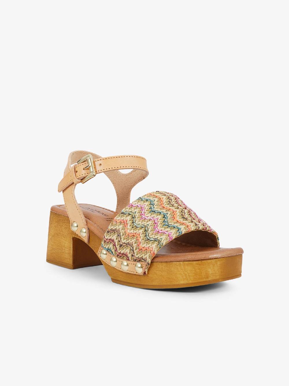 SANDRO ROSI Sandali con plateau Caraibi 8926 donna rafia multicolor Novità