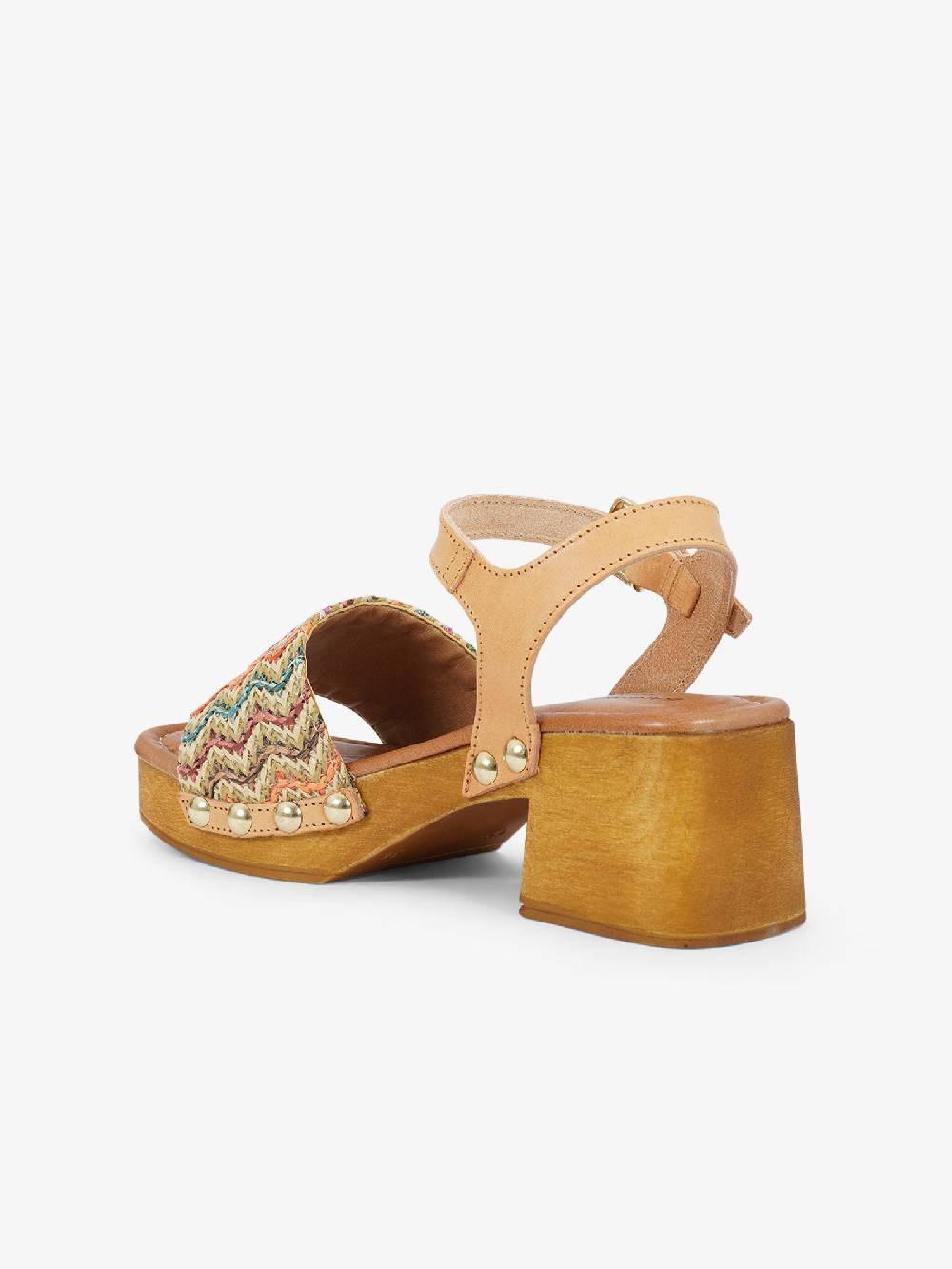 SANDRO ROSI Sandali con plateau Caraibi 8926 donna rafia multicolor Novità