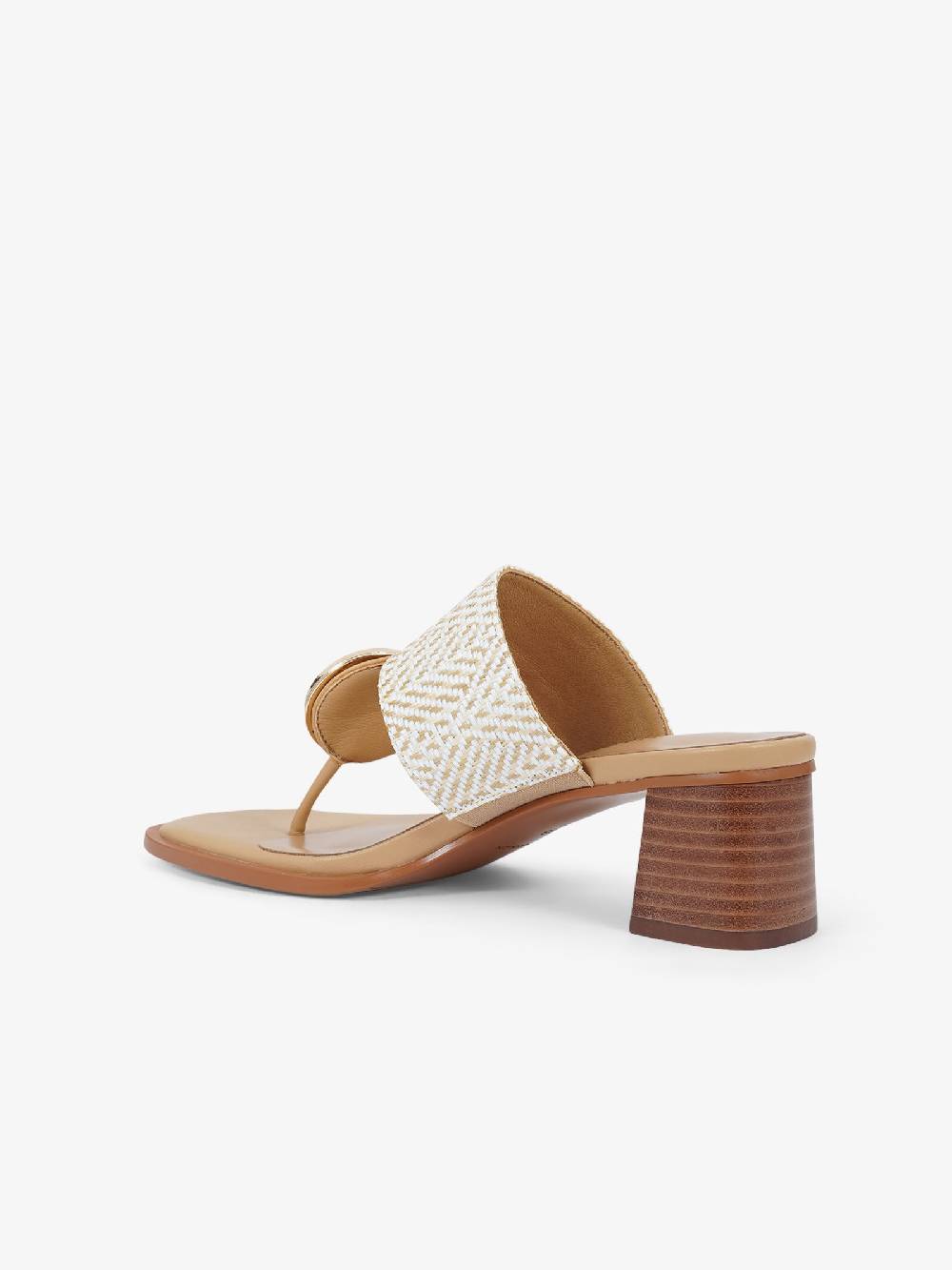 NOA HARMON Sandali con tacco Petra 9227 donna rafia bianco Presa