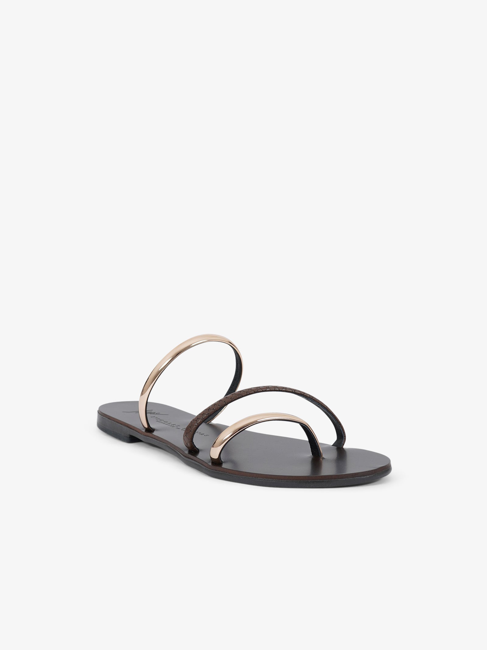 NICOLAS LAINAS Sandali bassi Arco Tinos 927-T donna marrone Offerta
