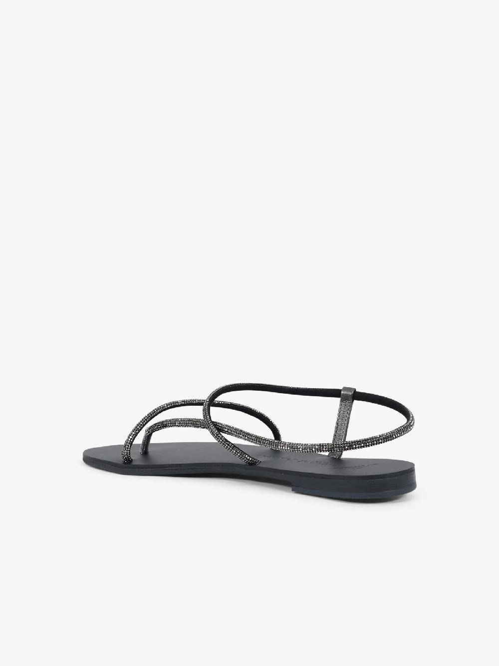 NICOLAS LAINAS Sandali bassi Tilos 67-TC donna nero Outlet