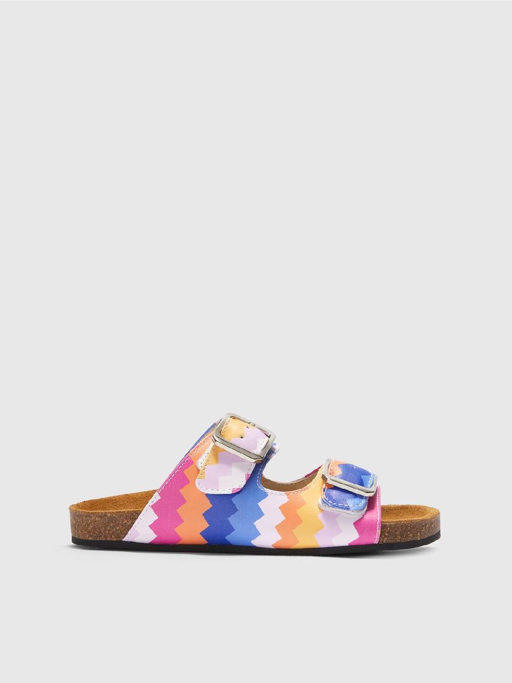M Missoni Sandali con doppia fascia motivo chevron Vendita