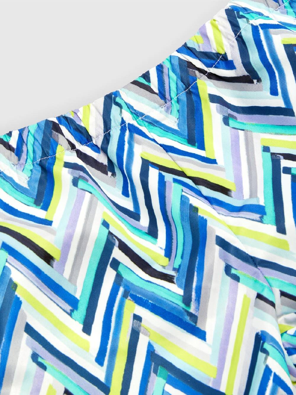 M Missoni Boxer mare con stampa zig zag e scritta logo Promozione
