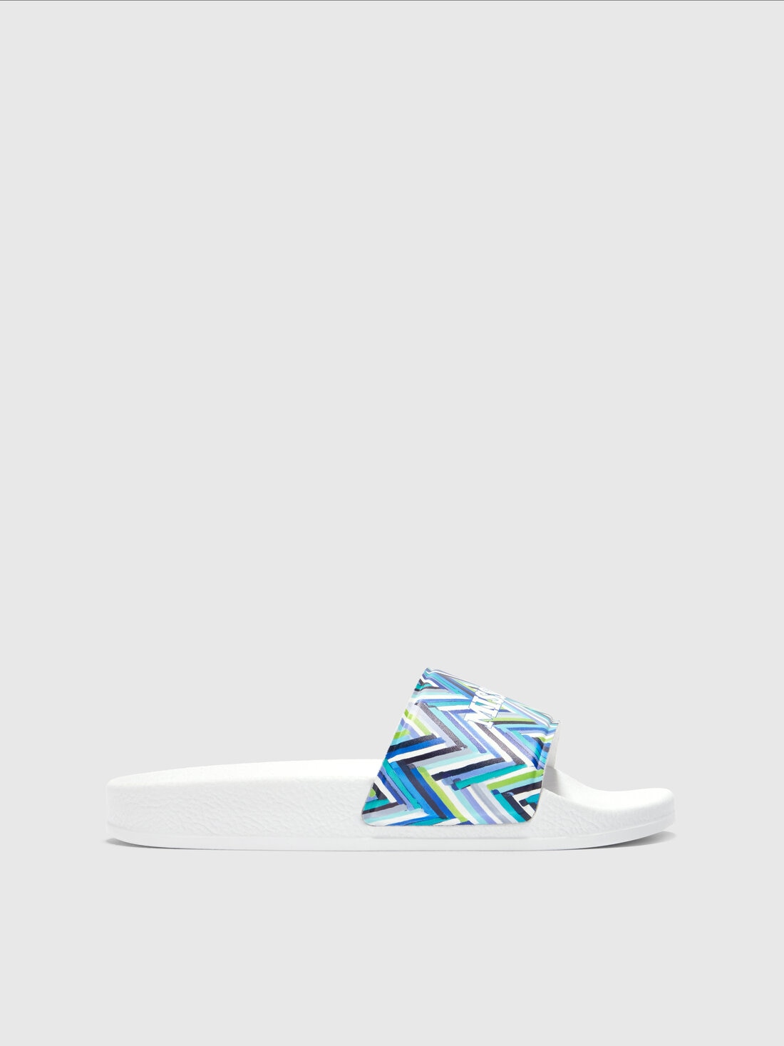 M Missoni Ciabatte con motivo chevron e scritta logo Spedizione Gratuita