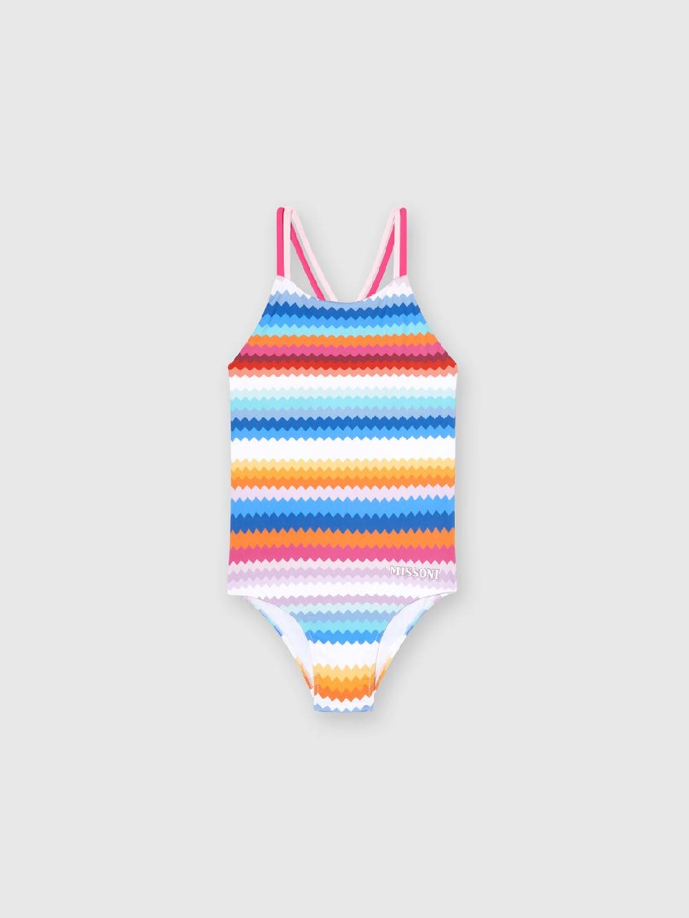 M Missoni Costume intero zig zag con scritta logo Acquista Ora