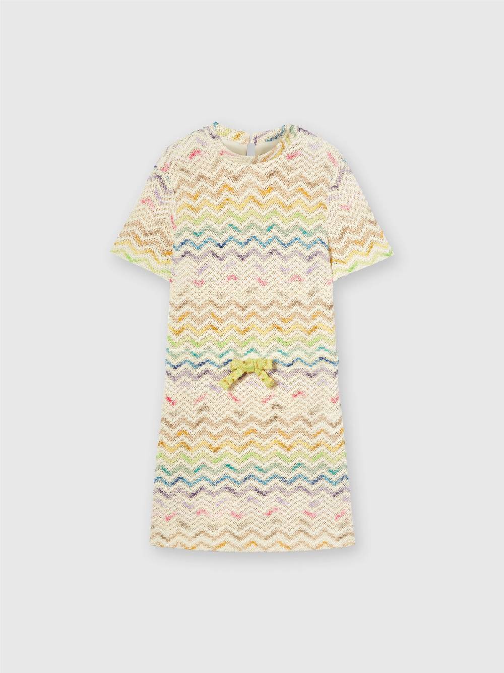 M Missoni Abito in maglia di misto cotone chevron Consegna Veloce