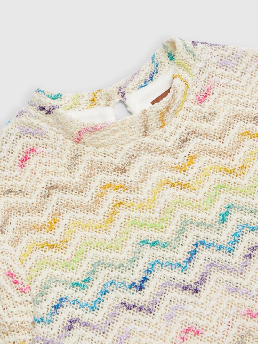 M Missoni Abito in maglia di misto cotone chevron Consegna Veloce
