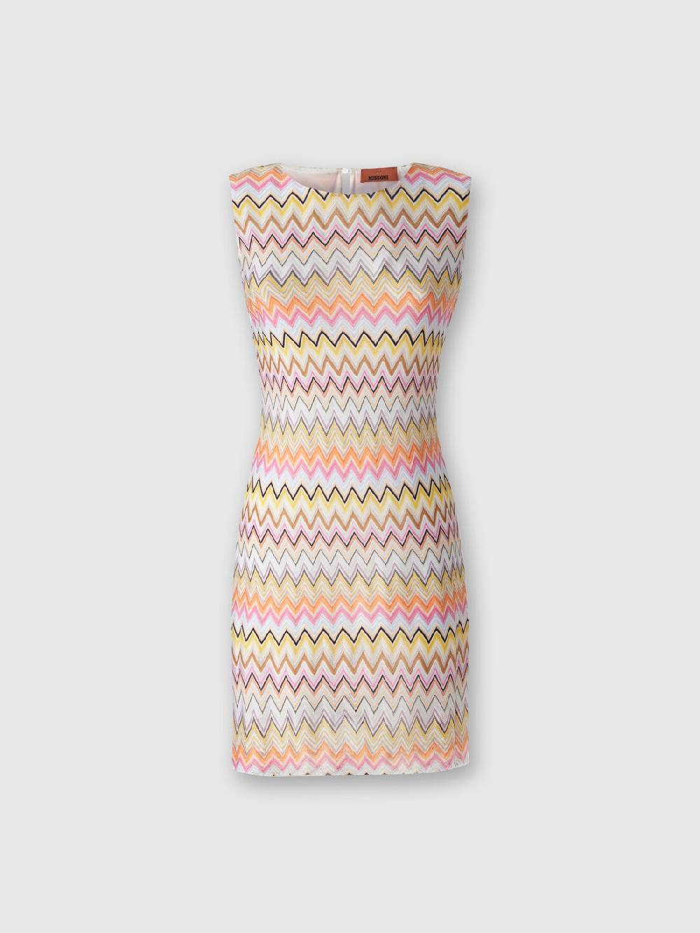 M Missoni Mini-abito senza maniche in viscosa zig zag Shopping Online