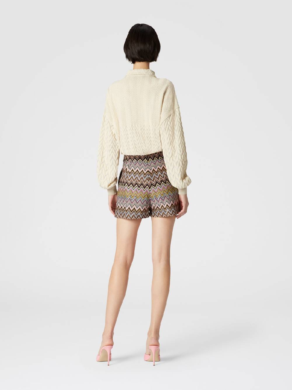 M Missoni Shorts in viscosa zig zag Convenienza