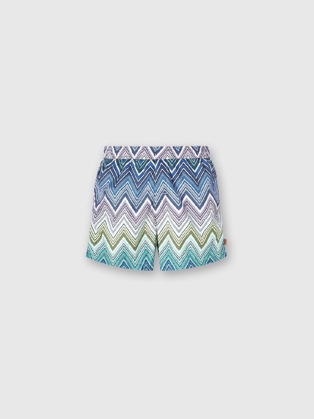 M Missoni Boxer mare con stampa macro zig zag Offerta