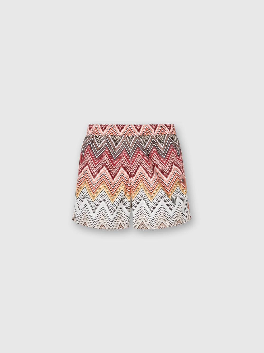 M Missoni Boxer mare con stampa macro zig zag Online