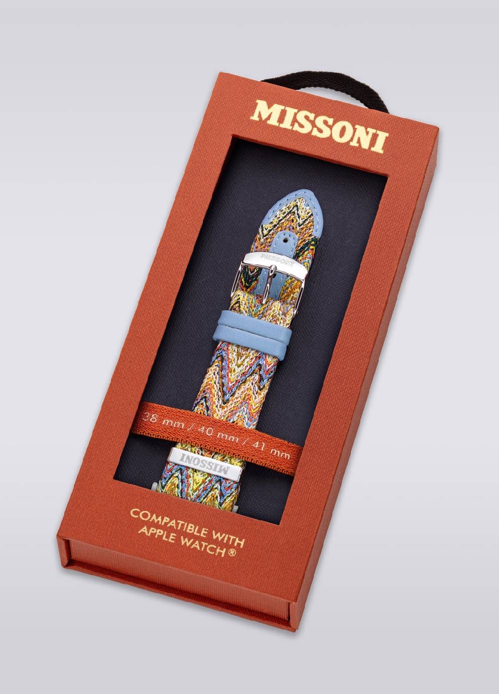 M Missoni Cinturino Apple watch in tessuto Missoni da 22 mm Nuova
