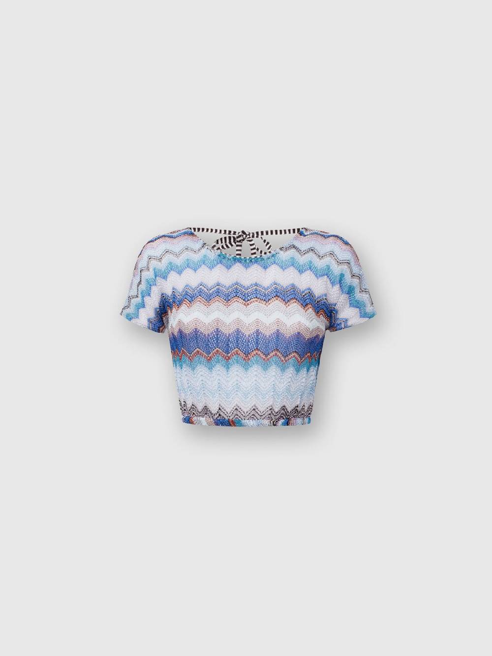 M Missoni Crop top crochet con schiena scoperta In Linea