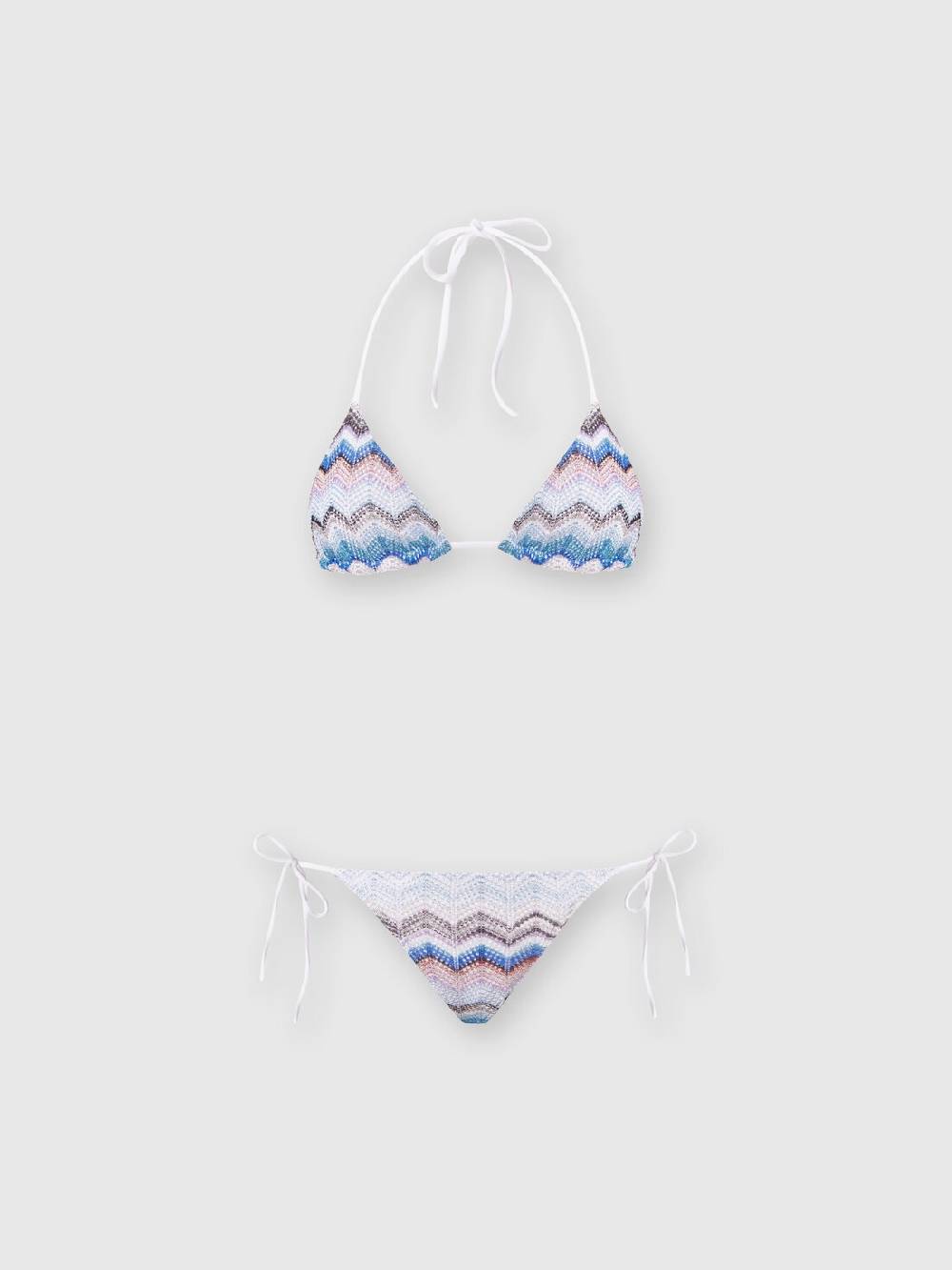 M Missoni Bikini crochet zig zag con lurex Promozione