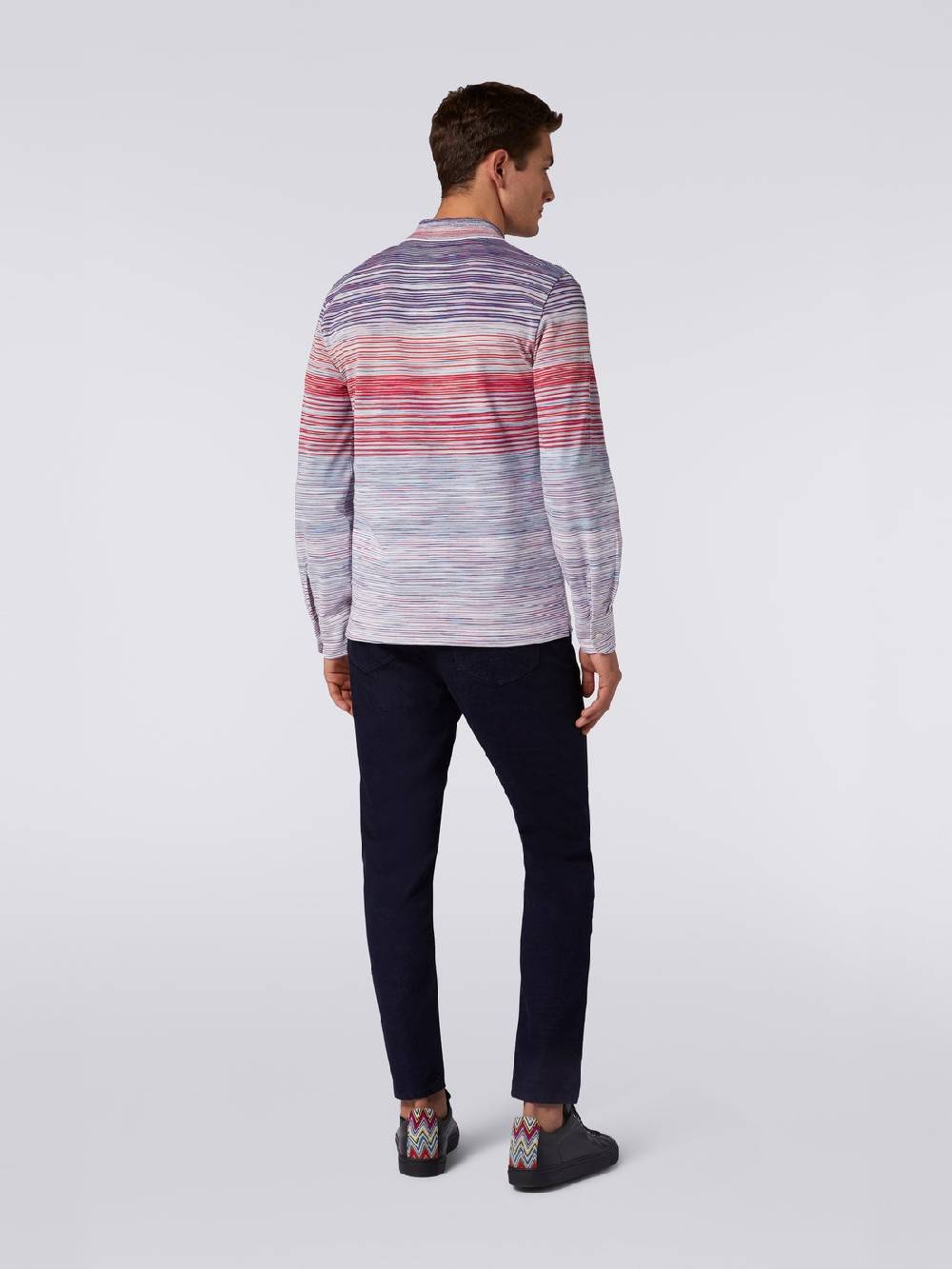 M Missoni Polo a maniche lunghe in viscosa fiammata Acquista Ora