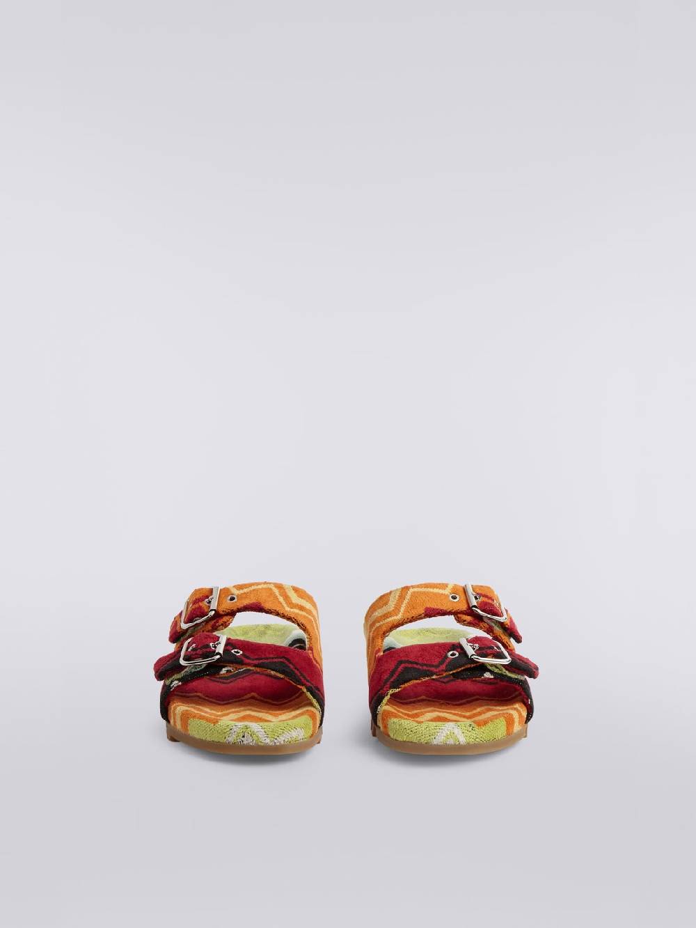 M Missoni Sandali con doppia fascia in spugna zig zag Novità