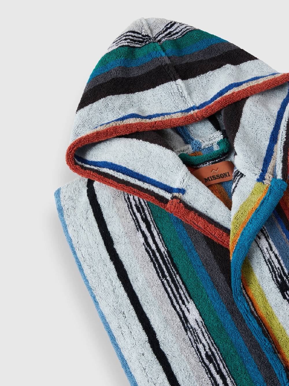 M Missoni Accappatoio Wooden in spugna di cotone Prezzo basso