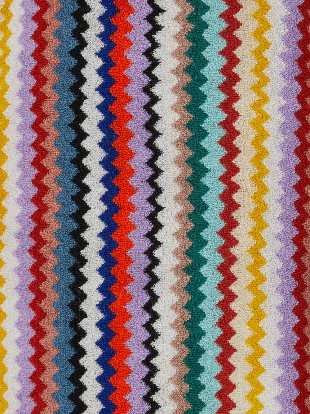 M Missoni Accappatoio Riverbero in spugna di cotone zig zag Vendita Economica