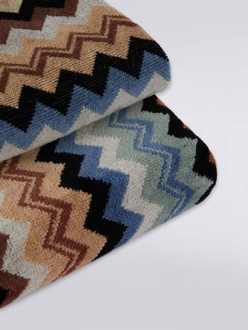 M Missoni Coppia di asciugamani in spugna di cotone Adam Saldi Di Fabbrica