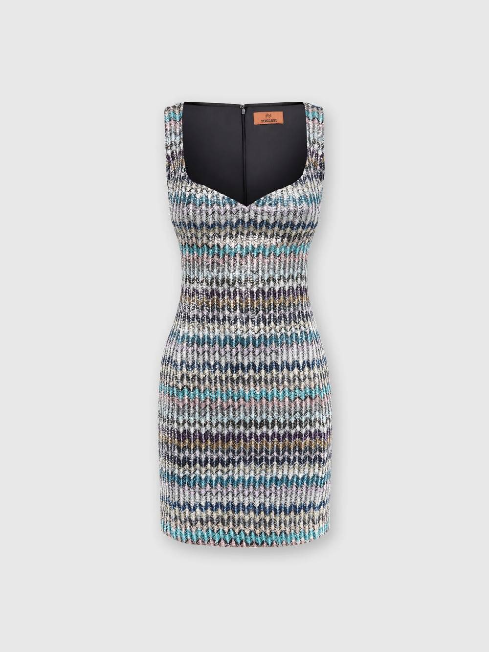 M Missoni Mini-abitoin maglia lamé con scollatura a cuore Spedizione Gratuita
