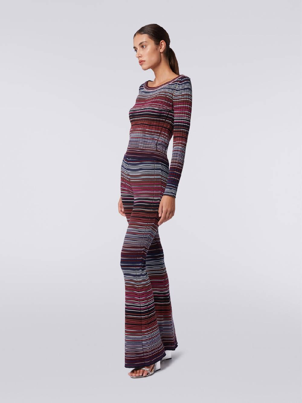 M Missoni Pullover in cotone e viscosa a righe Consegna Veloce