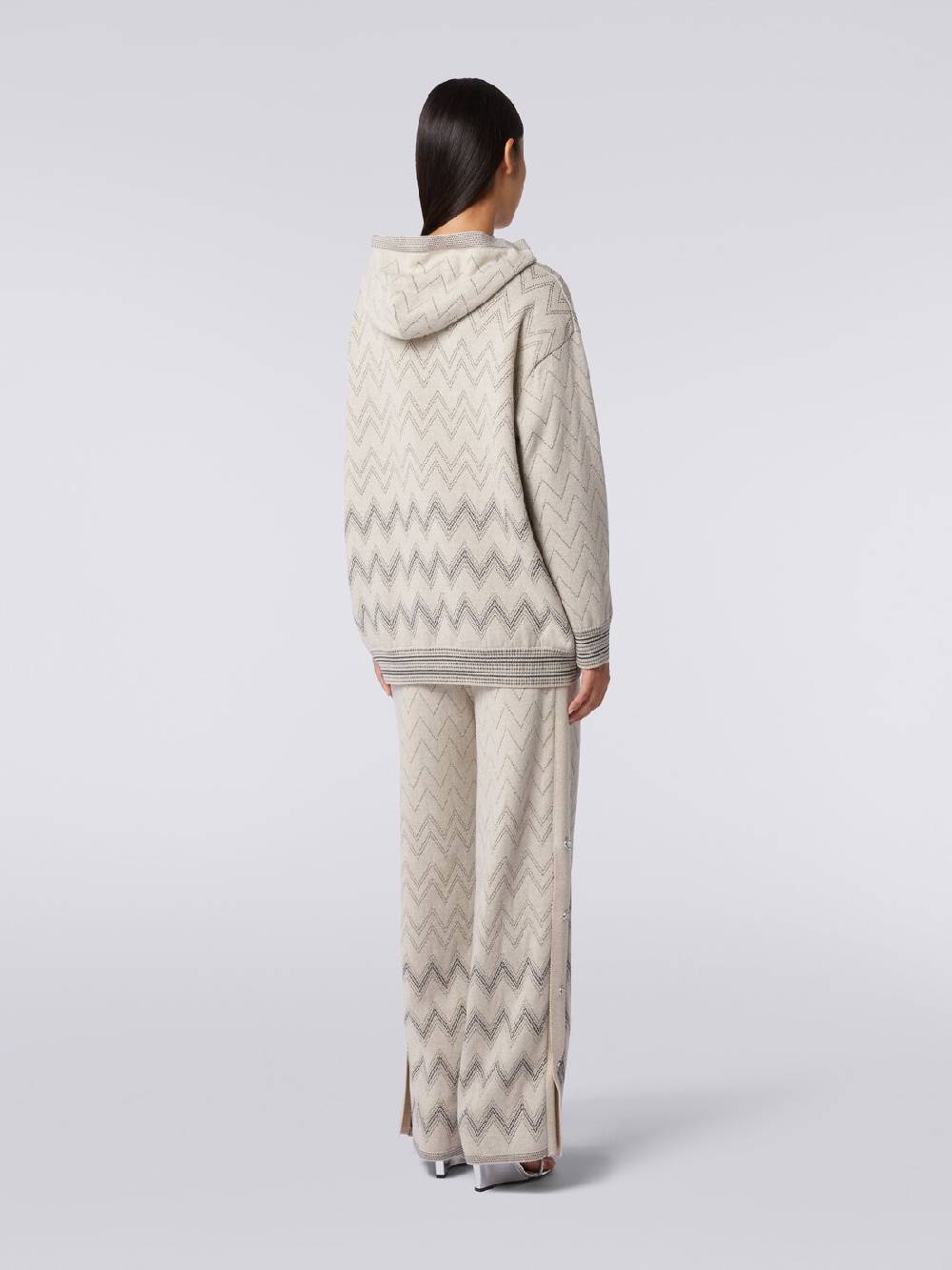 M Missoni Pullover in misto lana zig zag con lurex Fino Al -60%