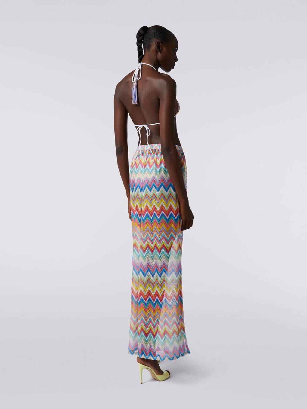 M Missoni Pantaloni copricostume con stampa zig zag Novità