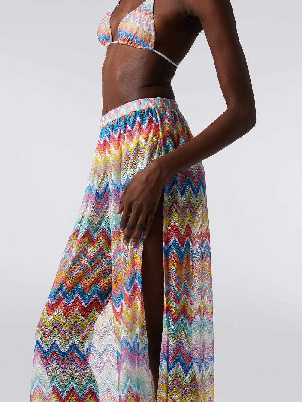 M Missoni Pantaloni copricostume con stampa zig zag Novità