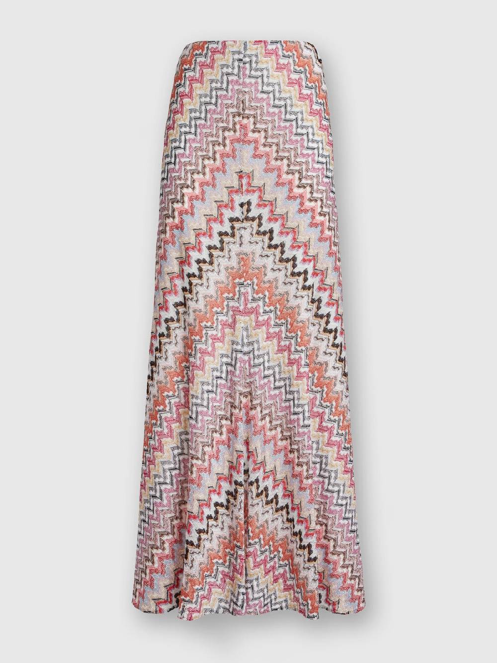 M Missoni Gonna lunga in viscosa lamé zig zag Online