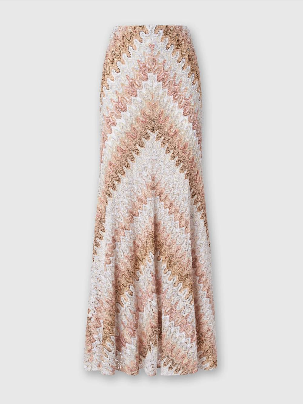M Missoni Gonna lunga in misto viscosa lamé effetto pizzo Offerte