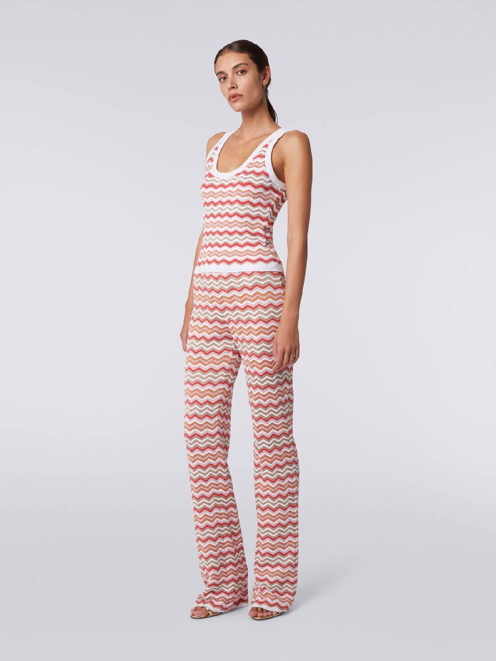 M Missoni Canottiera in maglia di cotone e viscosa zig zag Hotsell