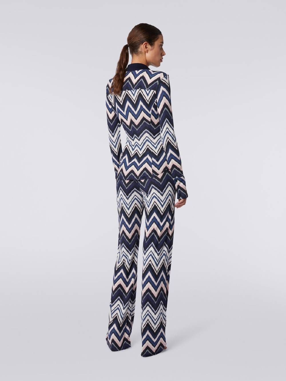 M Missoni Camicia in viscosa con stampa zig zag Moda