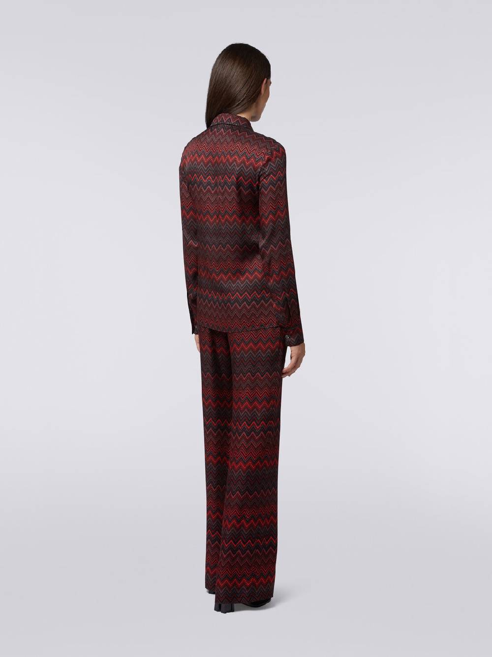 M Missoni Camicia in viscosa jacquard a zig zag Italia