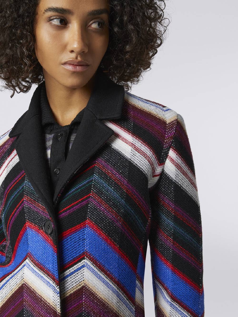 M Missoni Cappotto in lana con trama a zig zag Qualità