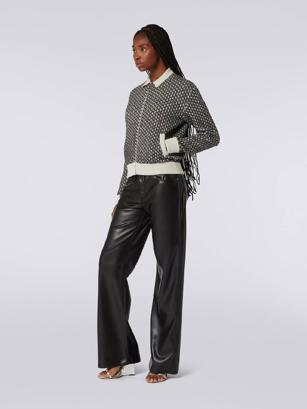 M Missoni Bomber in cotone e nylon con zip Pezzi Unici