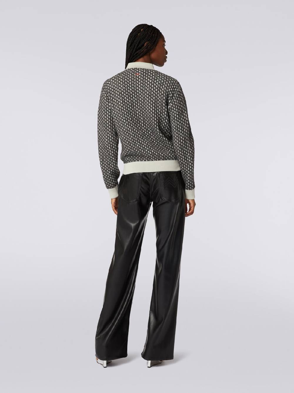M Missoni Bomber in cotone e nylon con zip Pezzi Unici
