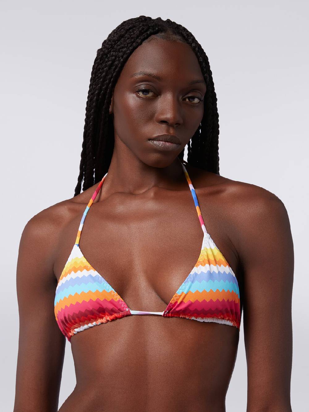 M Missoni Bikini in nylon stretch stampa zig zag Consegna Veloce