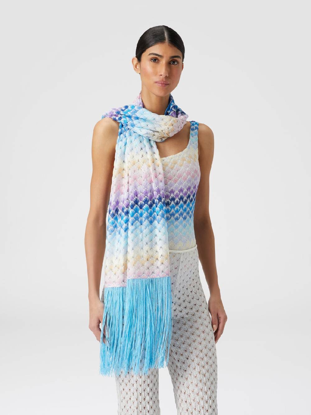 M Missoni Stola in viscosa lamé Promozione Limitata