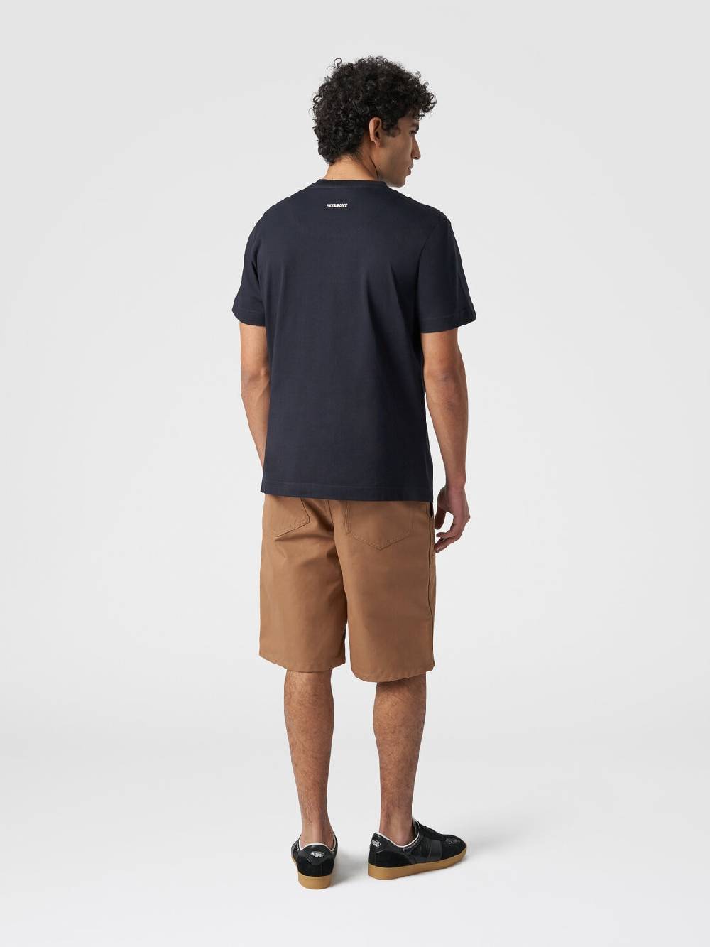 M Missoni T-shirt a maniche corte in cotone con stampa zig zag Fino Al -60%