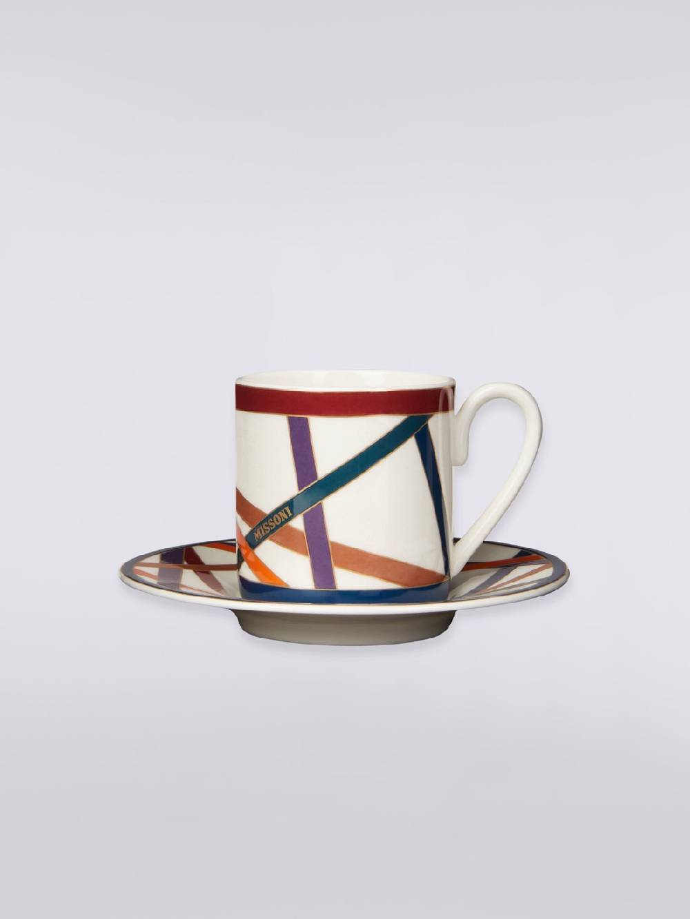 M Missoni Nastri Tazza Caffe Set 2 Pz C/Piattino Convenienza