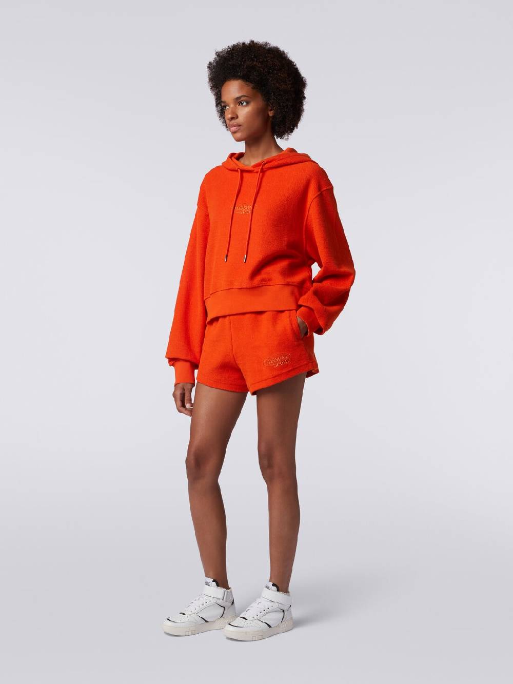 M Missoni Shorts in felpa garzata con logo In Linea
